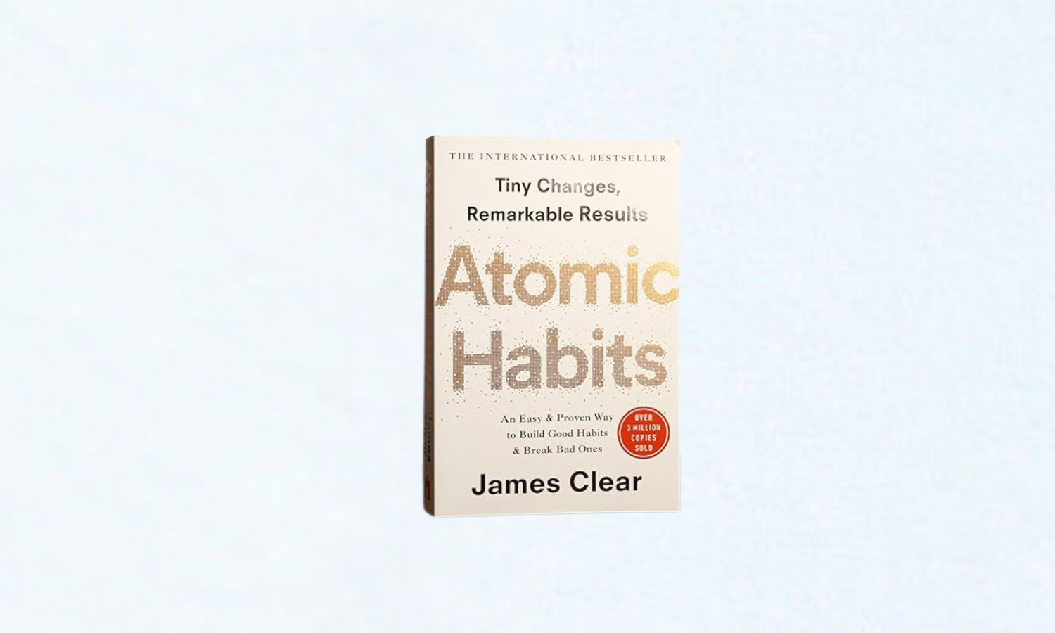 Cover of the book Atomic habits by James Clear